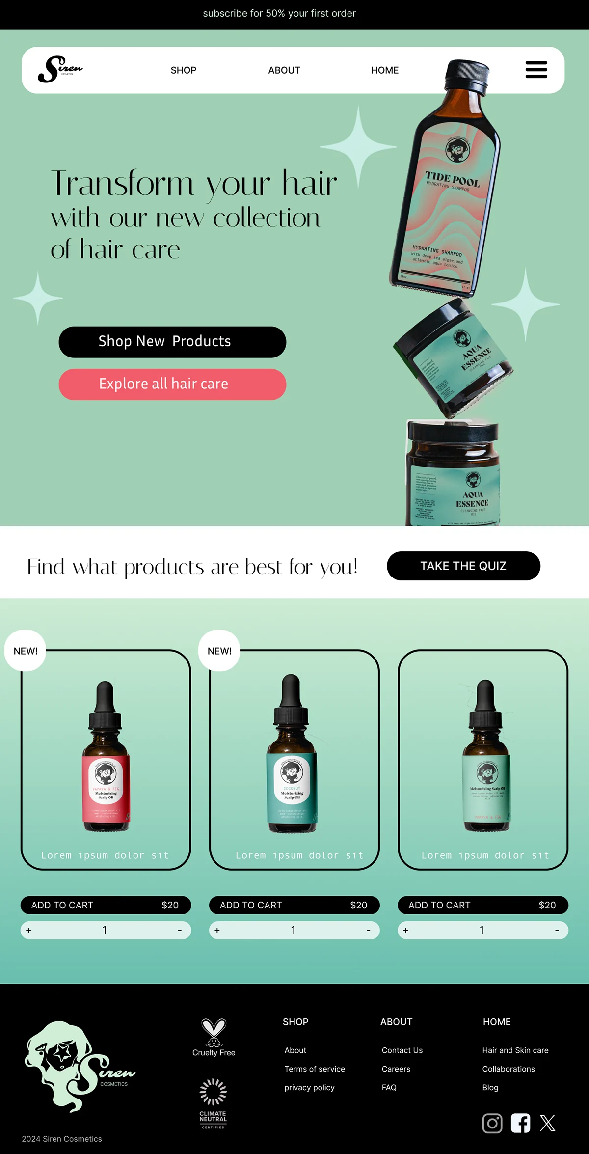 Siren mobile application interface project by American Web Express