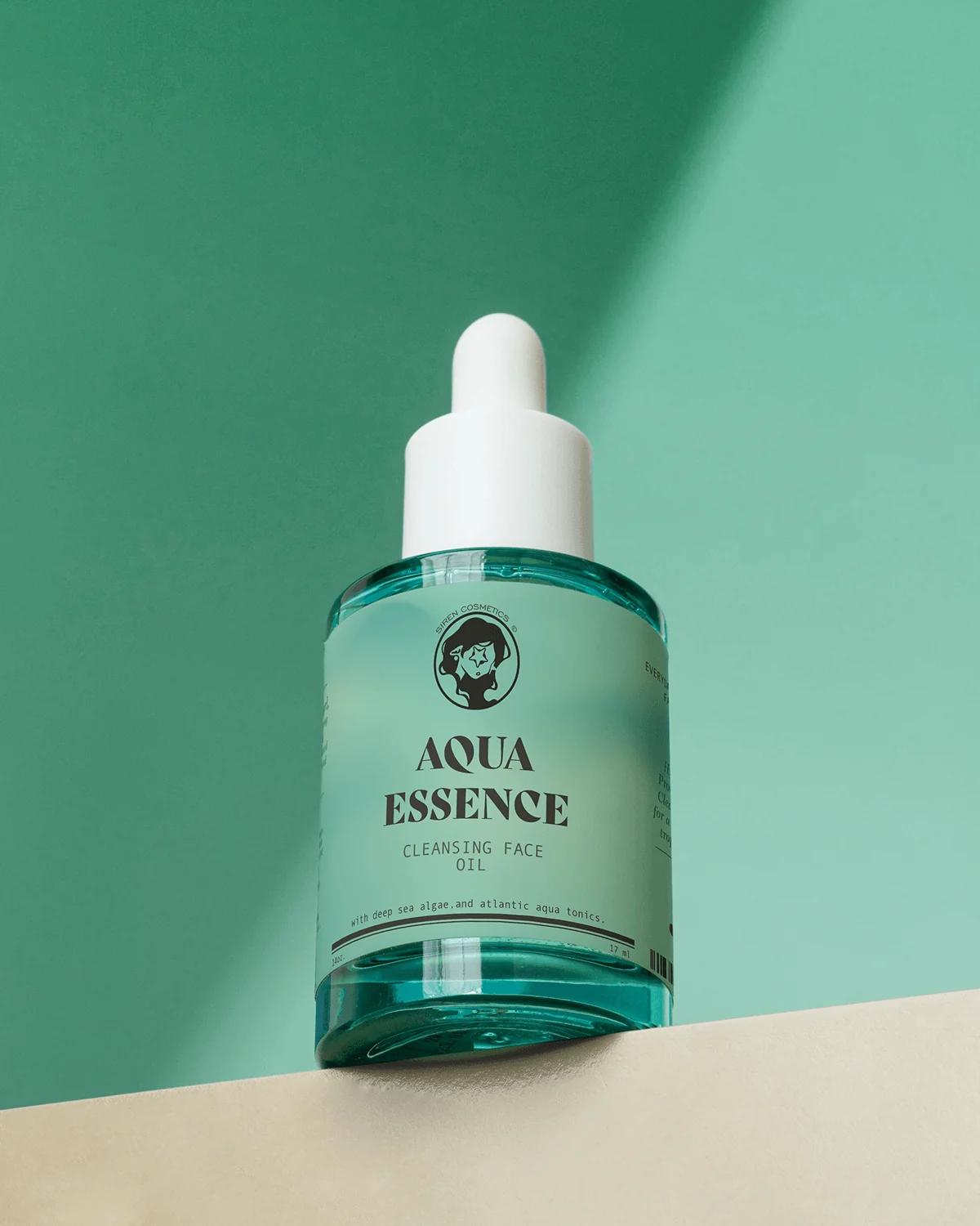 Aqua Essence product branding mockup by American Web Express