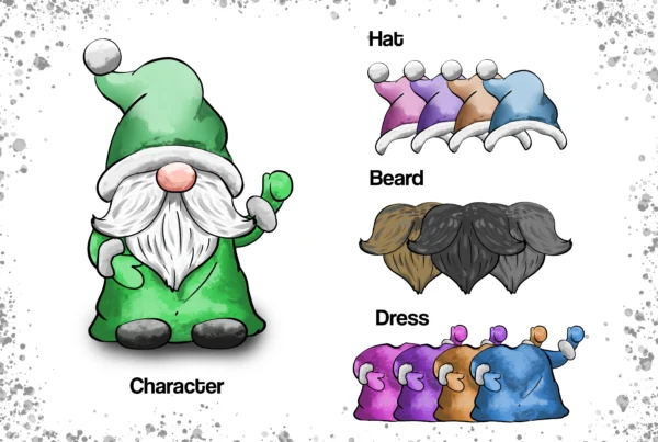 Gnome Clip Art (Boy)