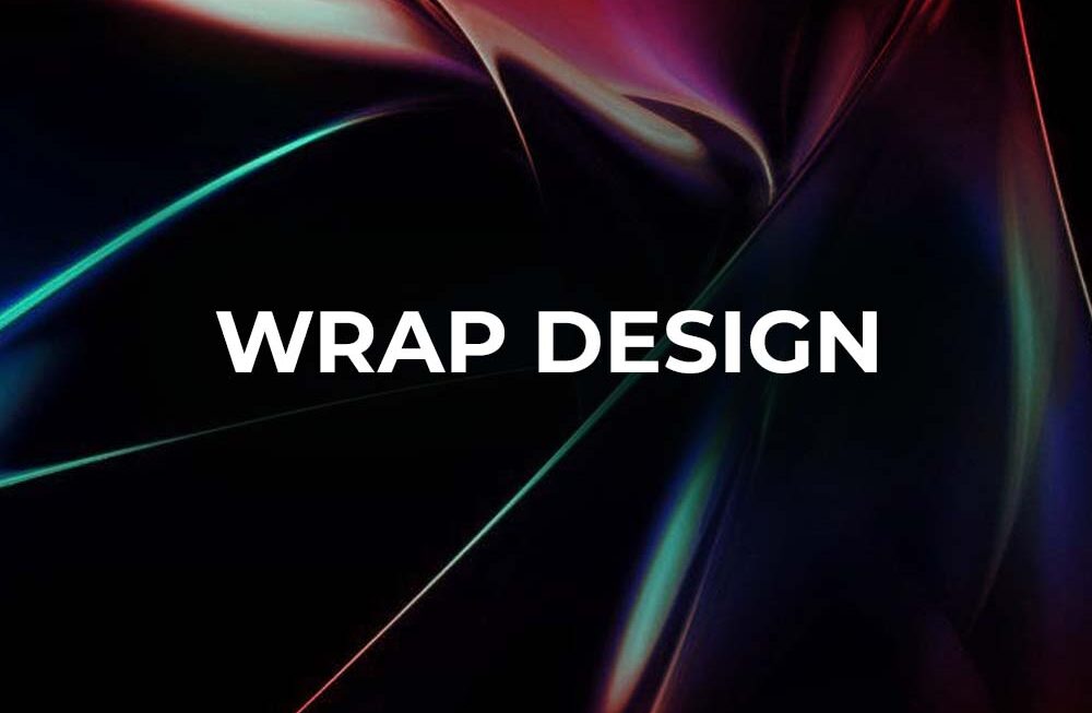 Wrap design is the process of creating custom graphics and layouts to cover a vehicle or product surface with a vinyl or flexible material for branding, advertising, or aesthetic protection.